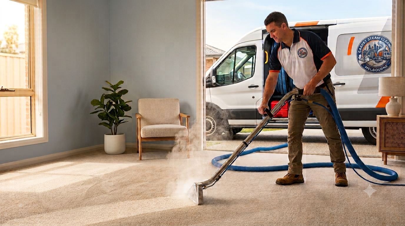 Truckmount carpet steam cleaning Melbourne lounge room